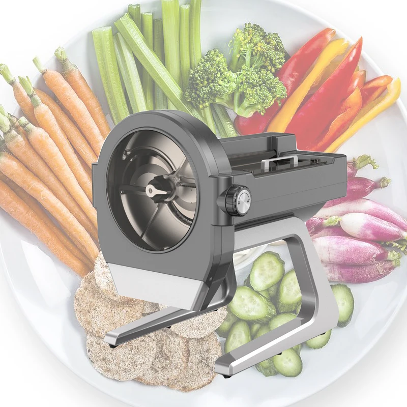 220V/110V Electric Fruit Vegetable Slice Dicing Machine Potato Carrot Banana Chips Cutter Premium Meat Cutter Machine