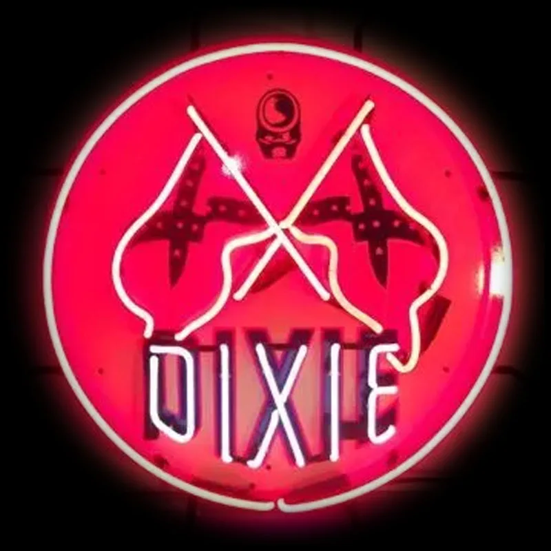 

Vintage Gas Oil Neon Sign Dixi Neon Decor Club Oil Garage Flag Restaurant Handcraft Arcade Neon Lamp for Beer Custom nein sign