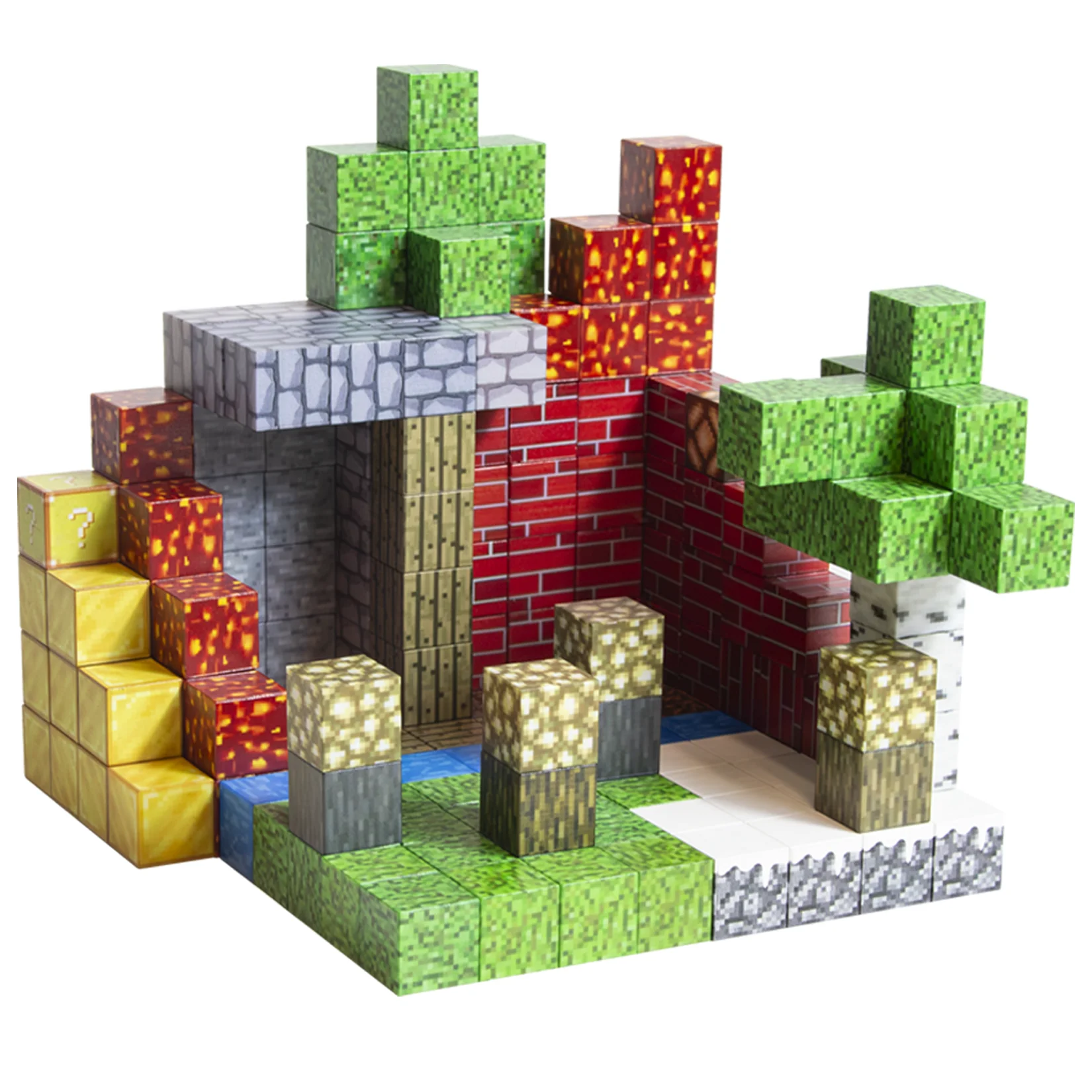 

100PCS Magnetic Building Cube Game,Constructions Toys for Boys & Girls STEM Montessori Stacking Toy