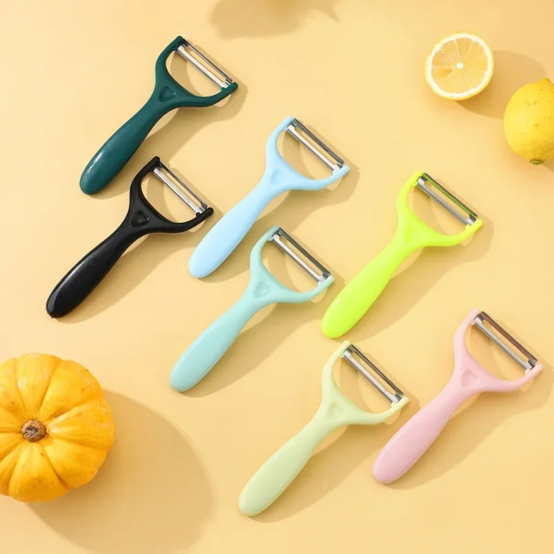 

1Pcs Fruit Vegetable Peeler Stainless Steel Portable Carrot Potato Peeler Tool Multifunction Peeling Kitchen Gadgets Accessories