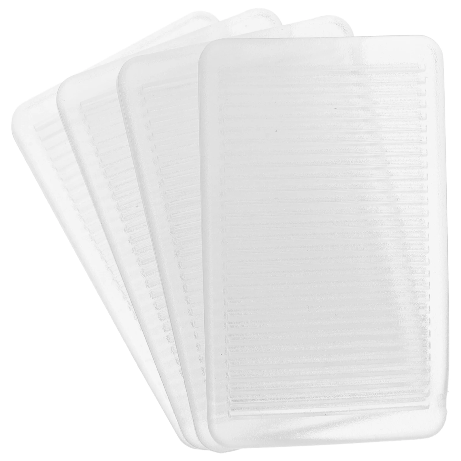 

4pcs Clear Adjustable Table Shims For Leveling niture Transparent Plastic Wedges Stabilizers Thick Reusable Shim Floor