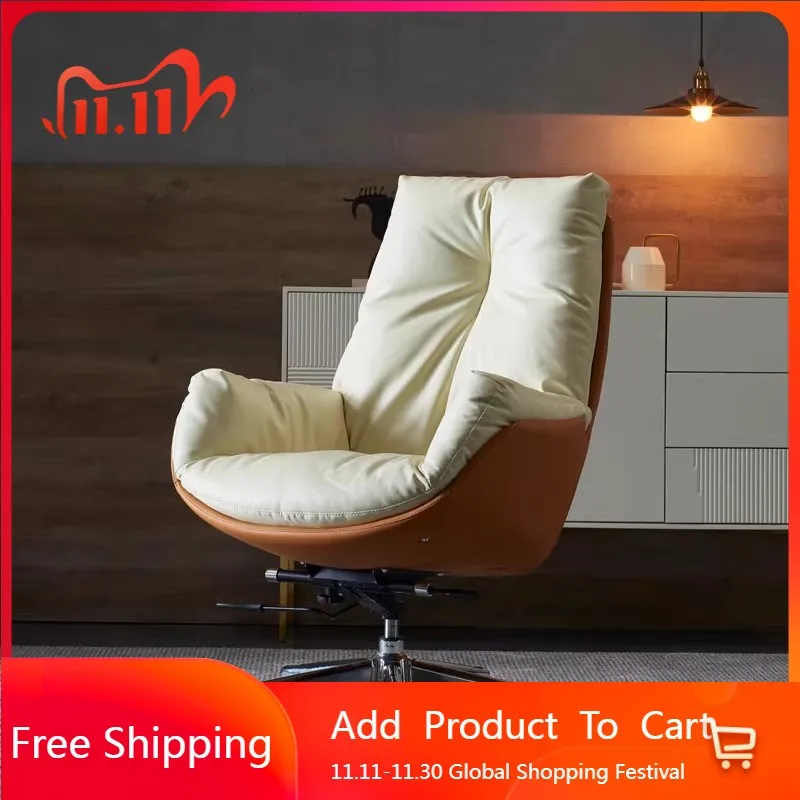 

Cushion Cute Office Chair Vanity Salon Desk Swivel Throne Office Chair Wheels Designer Mobile Modern Muebles Trendy Furniture