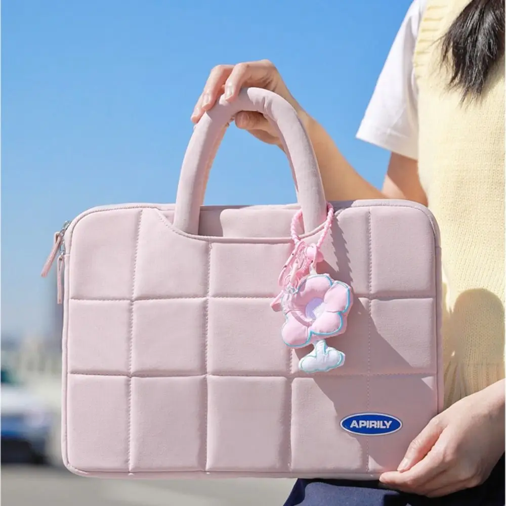 Fashion With Pendant Computer Bag Comfortable Waterproof Portable PC Bag Shockproof Cute Briefcase Cover