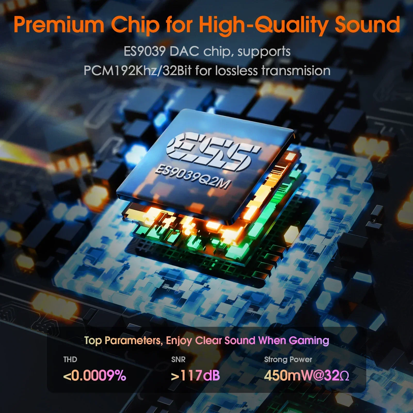 Nobsound Q2 PRO Mini Stereo Gaming DAC MIC Hoofdtelefoonversterker USB/OPT D/A Audio Converter 32Bit/192K