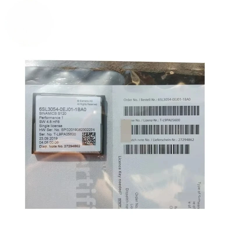 

New Original PLC Industrial Controller Flash Card Performance Version Module 6SL3054-0EJ01-1BA0