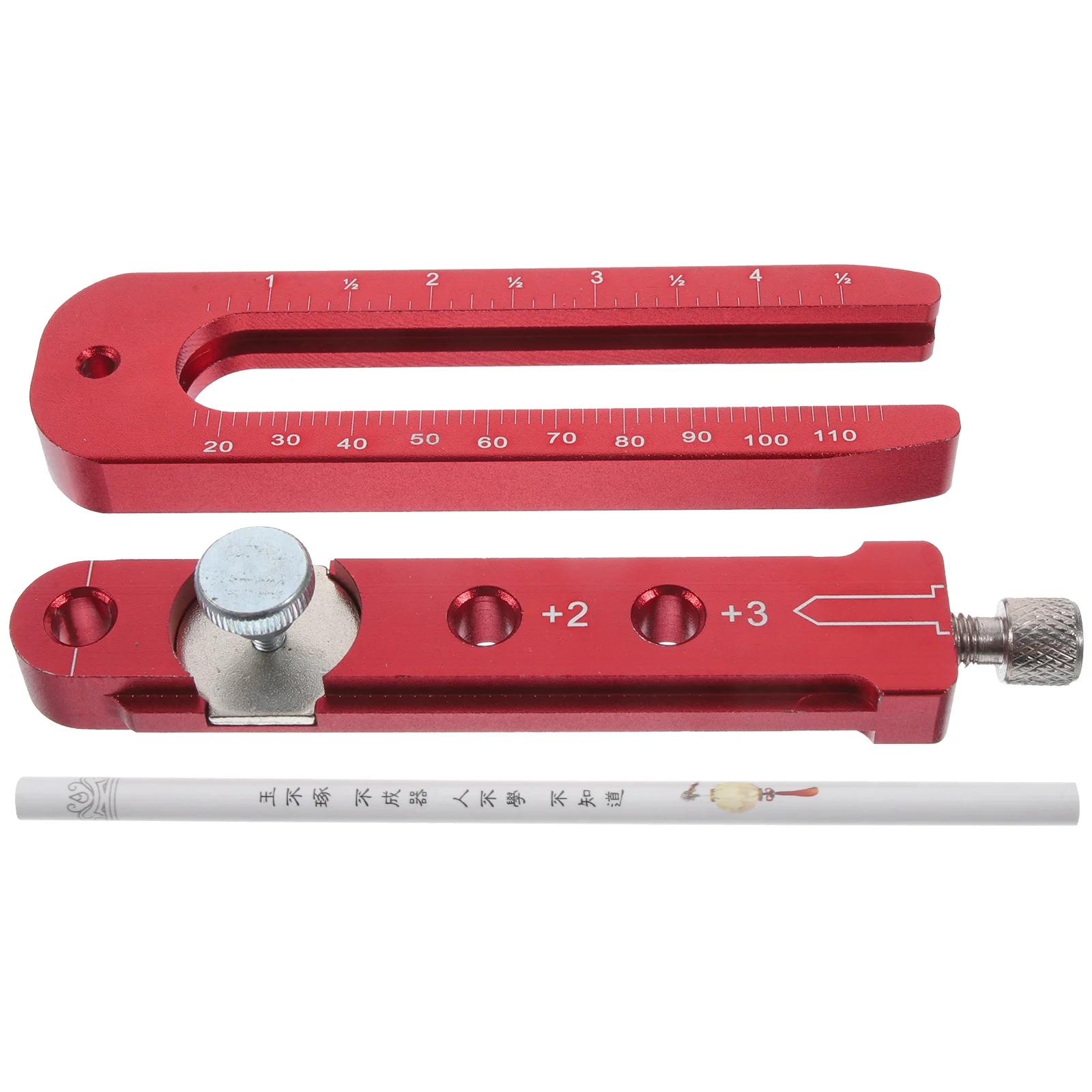 

Adjustable Woodworking Compass Drawing Tool Clear Scale For Precise Circle Scribing Layout Carpenter Pencil Ruler
