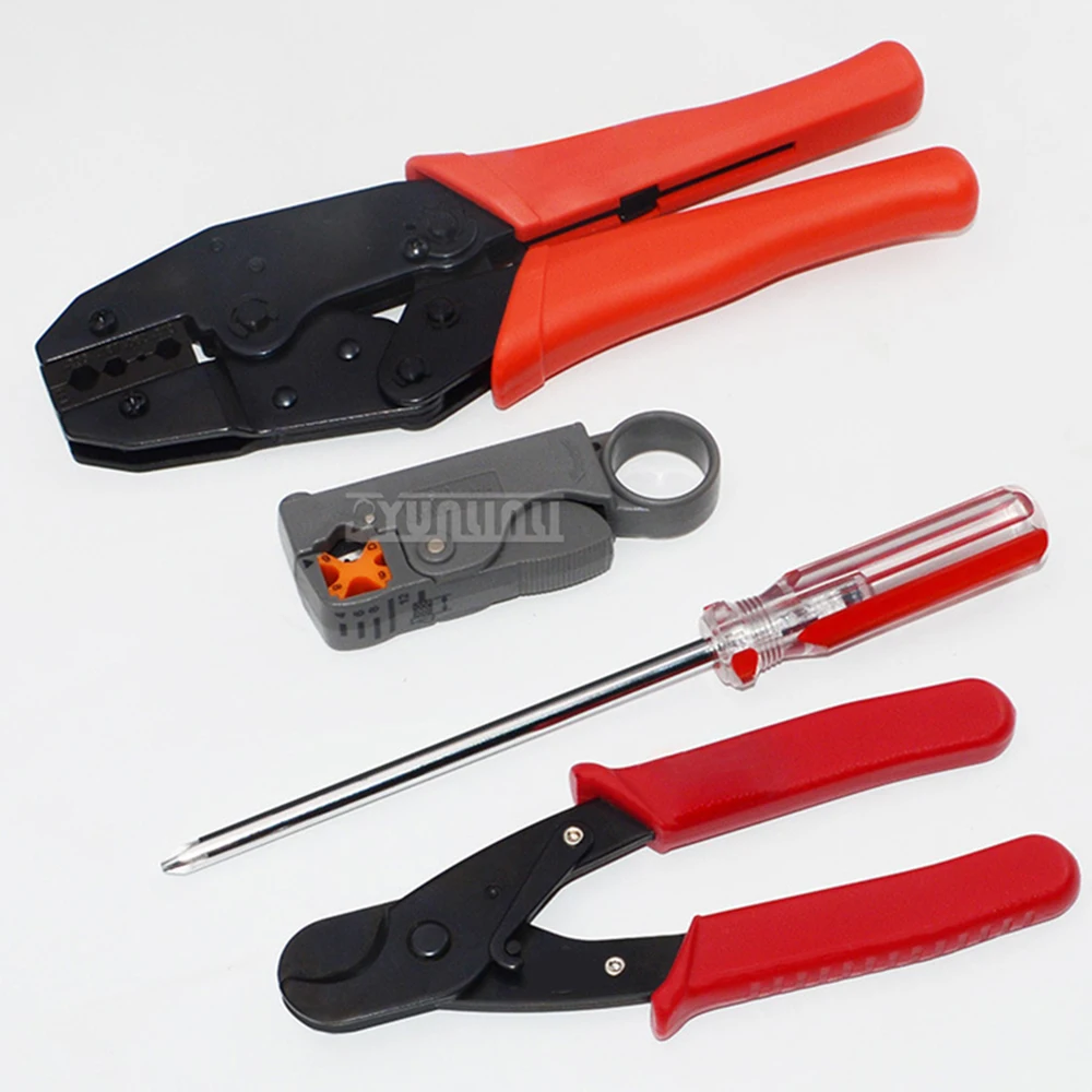 Network kit combination tool set that can be replaced with optical fiber pressure tool set