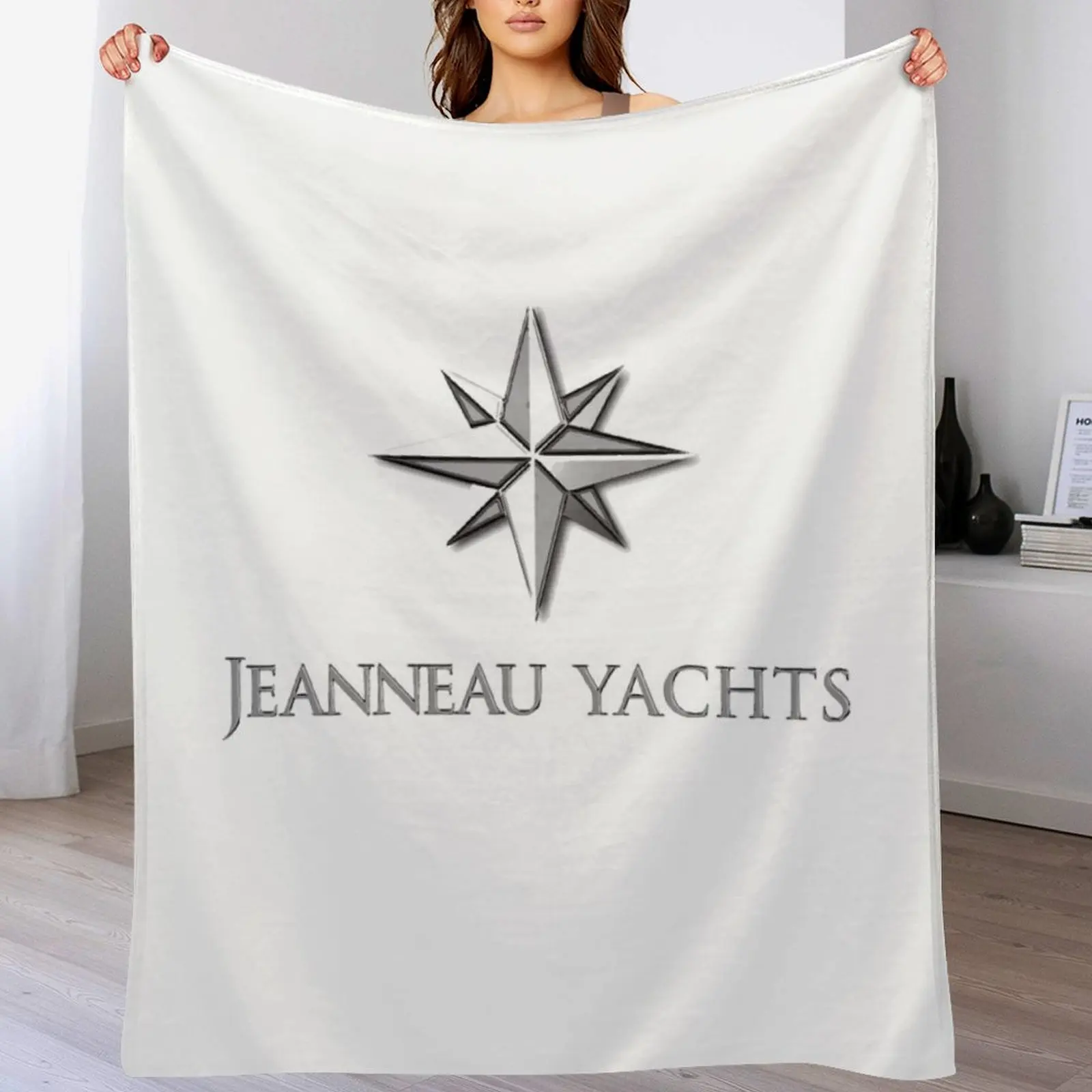 Jeanneau sailing Yacht , Jeanneau Yachts Throw Blanket Decorative Sofas Single Luxury St warm for winter Blankets