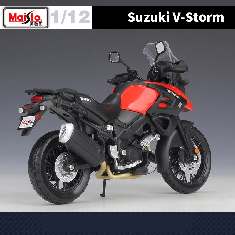 Maisto 1:12 Suzuki V-Storm Alloy Racing Motorcycle Model Simulation Diecast Metal Street Sports Motorcycle Model Childrens Gifts