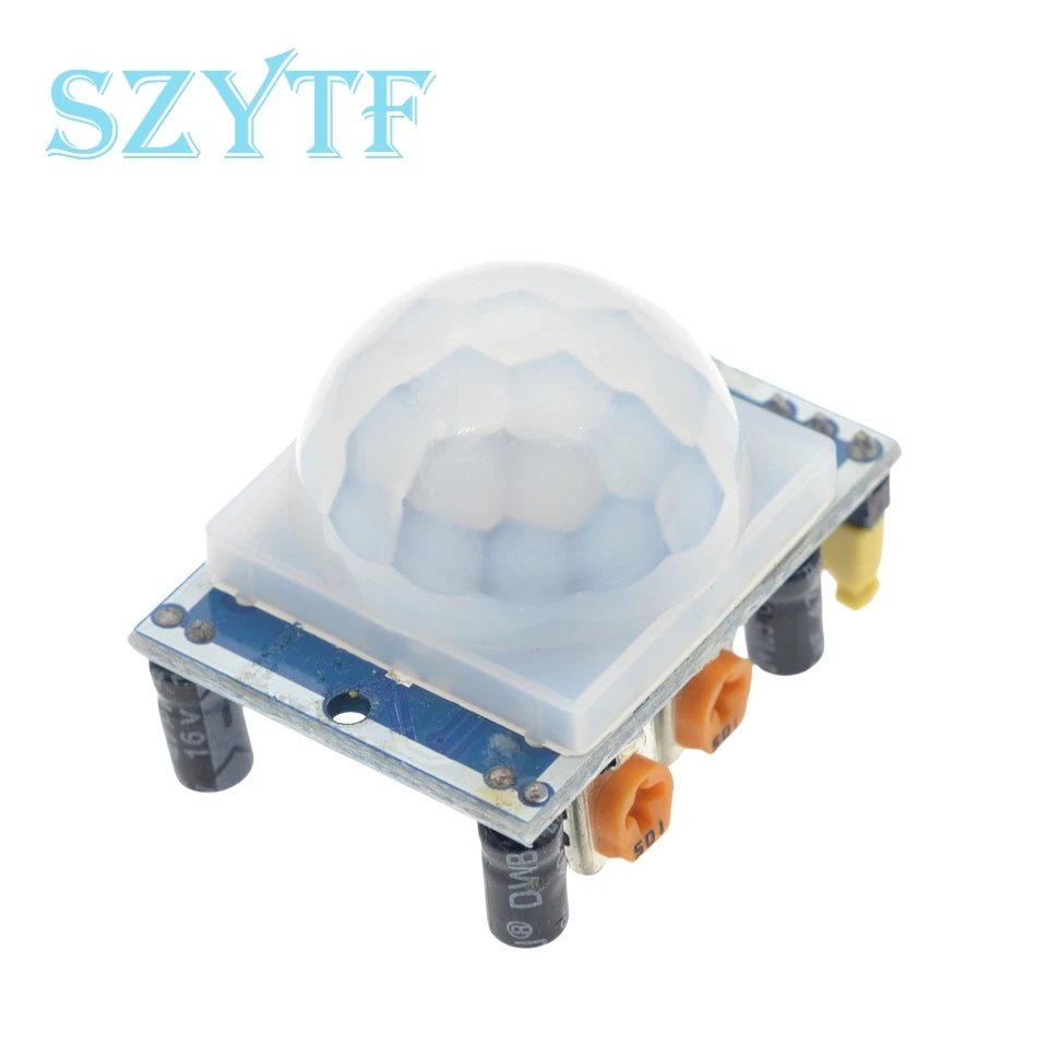 1-10pcs HC-SR501 Adjust IR Pyroelectric Infrared PIR Motion Sensor Detector Module For Arduino For Raspberry Pi Kits + Case