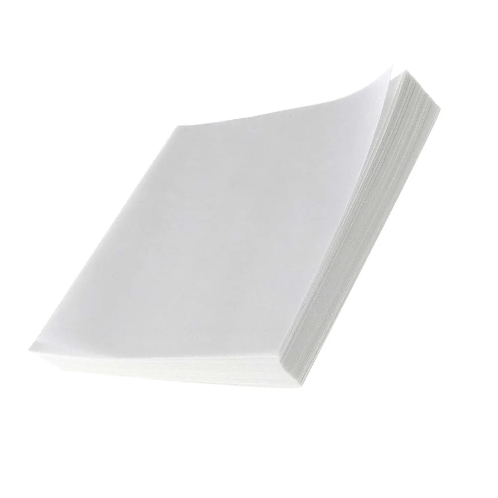 500 Sheets Weighing Paper Square Sample Scale Balance Dish for Samples Transfer High-Gloss Non-Stick Piece of