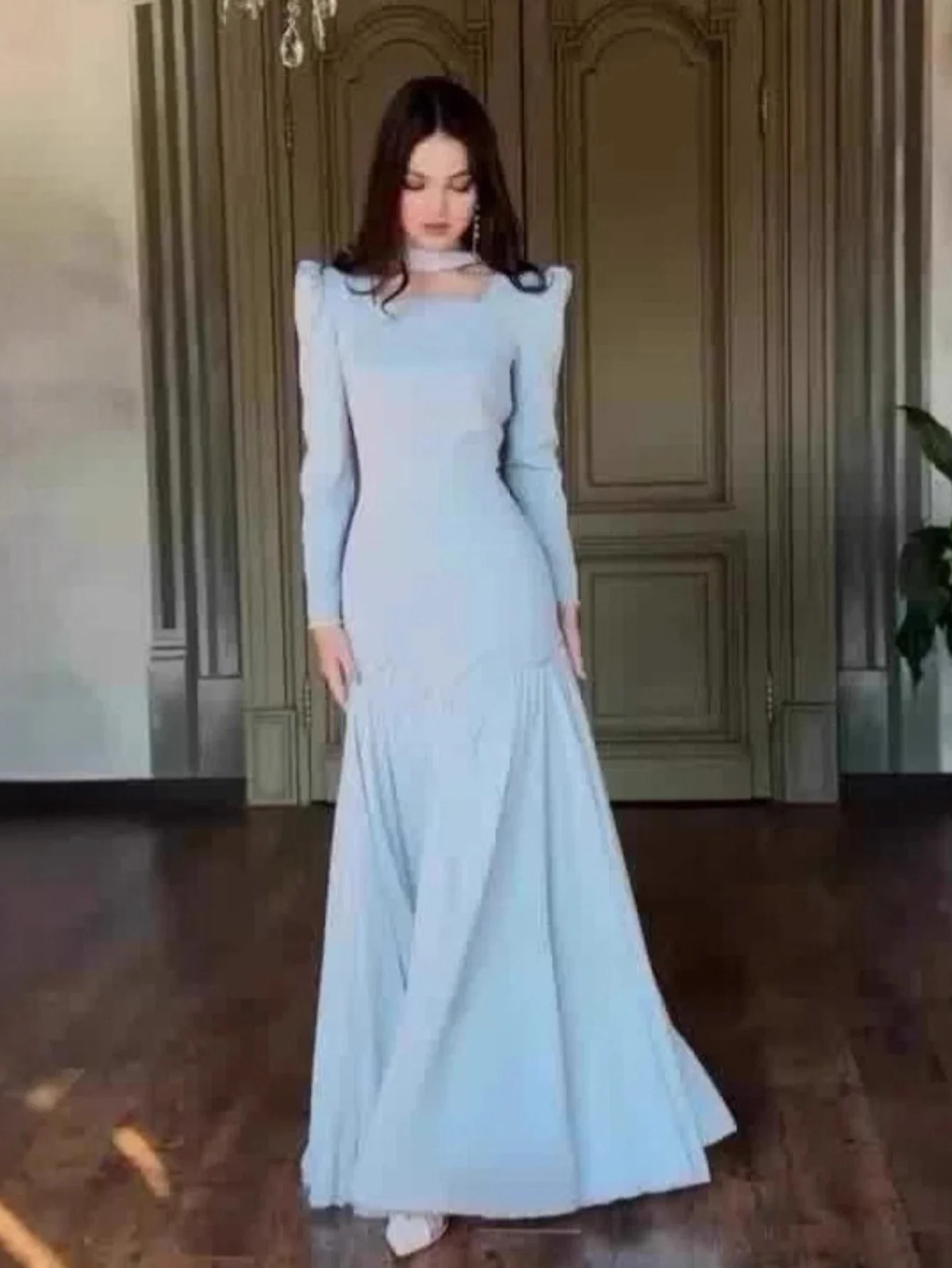 

Рамадан женское платье Абая мусульманский Джалабия арабский длинный халат Марокко Дубай 2026 Ид дворец стиль ретро элегантные платья Largos