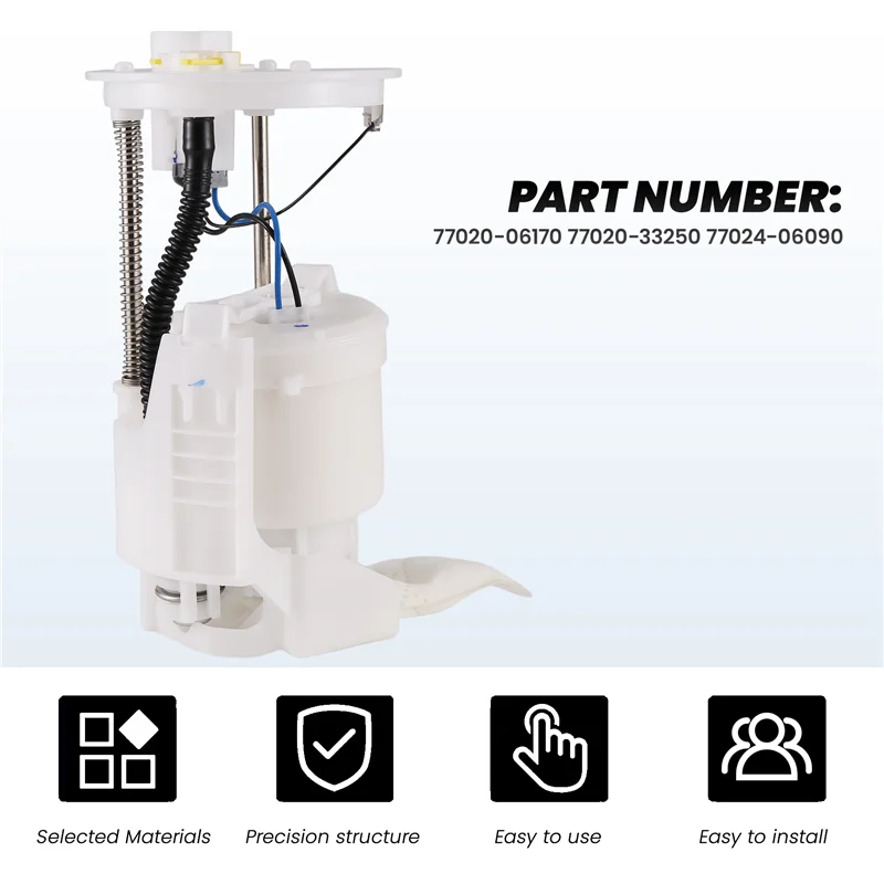 

A58X-Electric Fuel Pump Assembly 77020-06170 For Toyota Camry 12-16 77020-33250