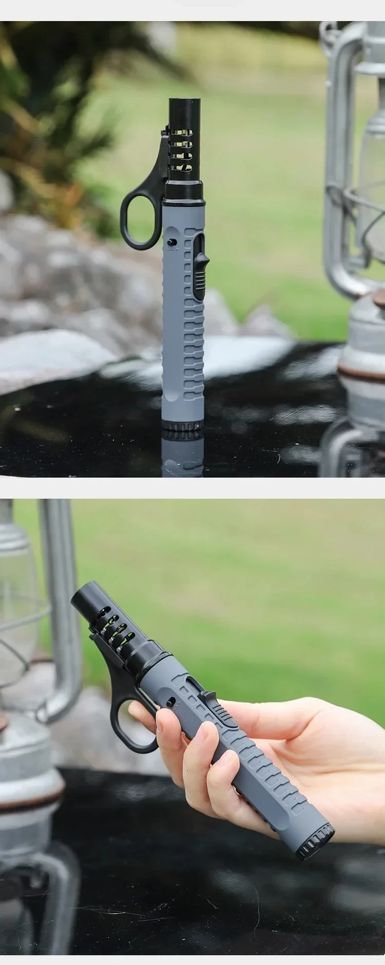 Neues Gasfeuerzeug 1300 ° Outdoor-Camping-Zündvorrichtung, Feuerzeug, Ofenzubehör, Camping-Grill, Flammenwerfer, aufblasbarer Zünder – Detail 11