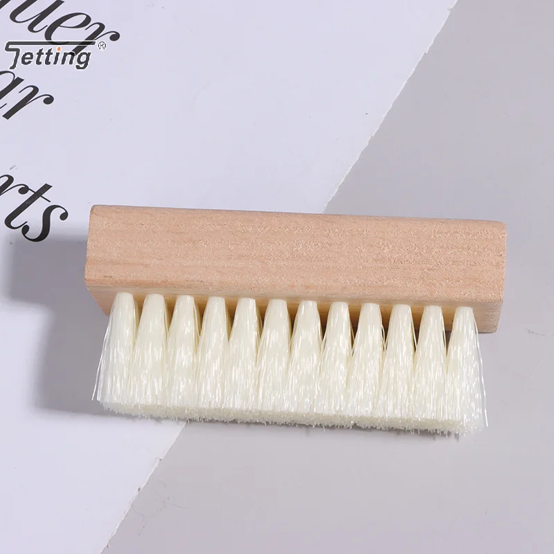 1Pc Multifunctional Shoe Brush Cleaning Tool Wood Handle For Slippers Sneaker Boot Brushes Cleaner Shoes Cleaning Brush