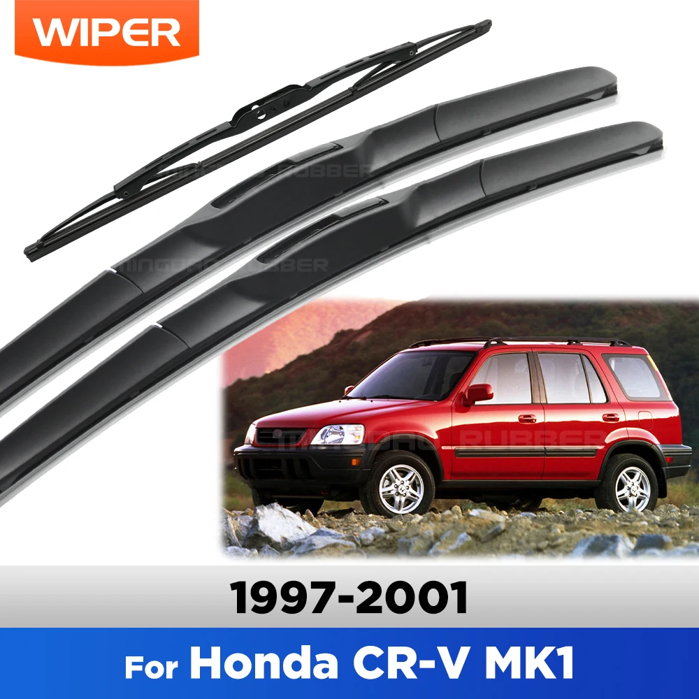 

For Honda CR-V CRV MK1 1997-2001 1998 1999 2000 Wiper Front & Rear Wiper Blades Windshield Windscreen Window Brushes 19"+19"+13"