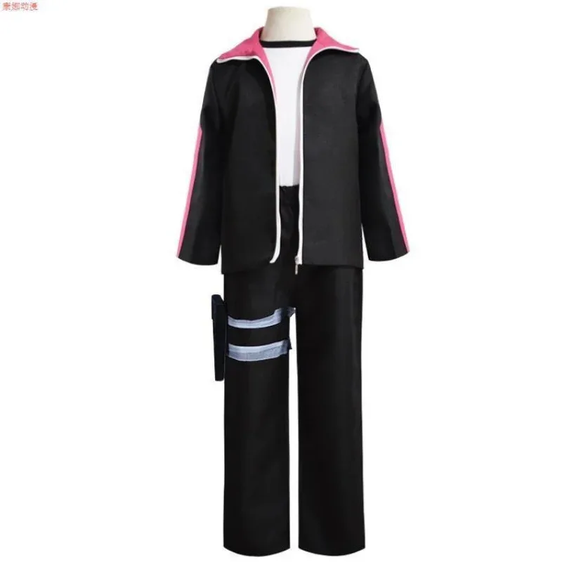 ملابس النينجا بوروتو اوزوماكي بوروتوكوسبيلي للبالغين والأطفال ملابس أنيمي