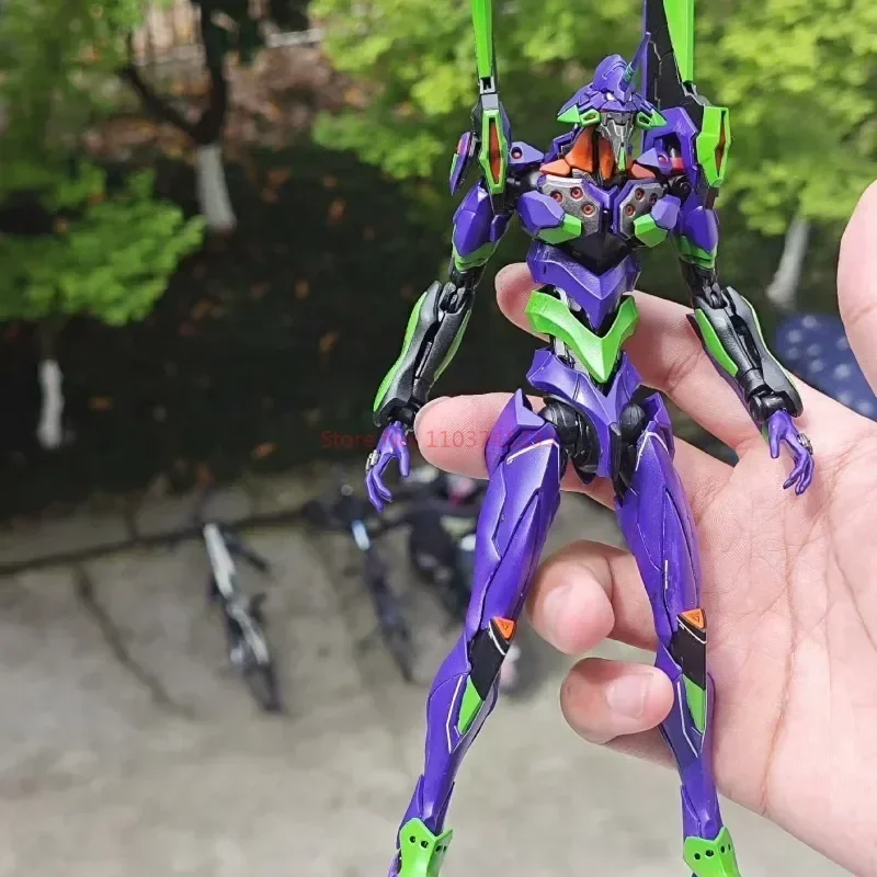 New Rg Evangelion Model Kit 1:144 Evangelion Figures Eva 01 Assembly Kit Suit Mecha Kits Toys Desktop Decoration Birthday Gifts