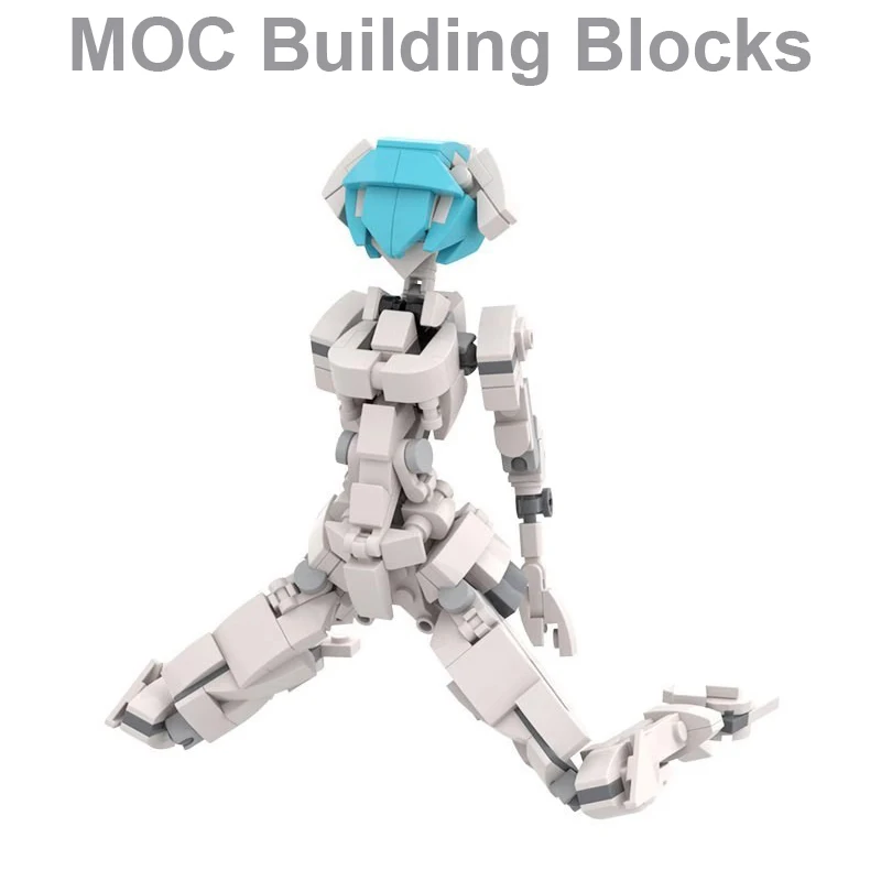 

Mecha girl Warrior Robot Building Blocks Machine Soldier Armor Model MOC Assembly Bricks Ornament Kid Creative Bithday Toy Gifts