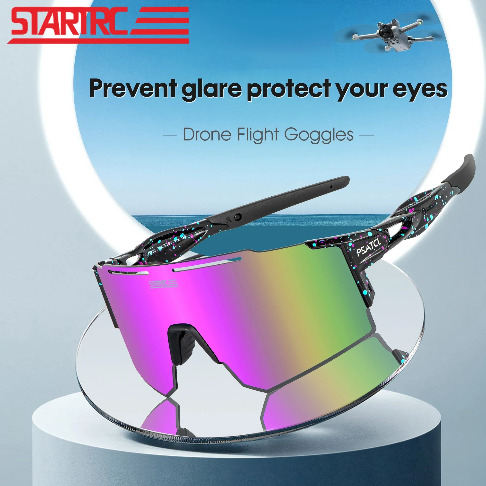 Drone Flight Goggles Anti-glare Prevent Glare Protect Eyes for DJI Avata 2/Mini 3 4 PRO/Mavic 3/Air 3 2S Outdoor Flying Glasses