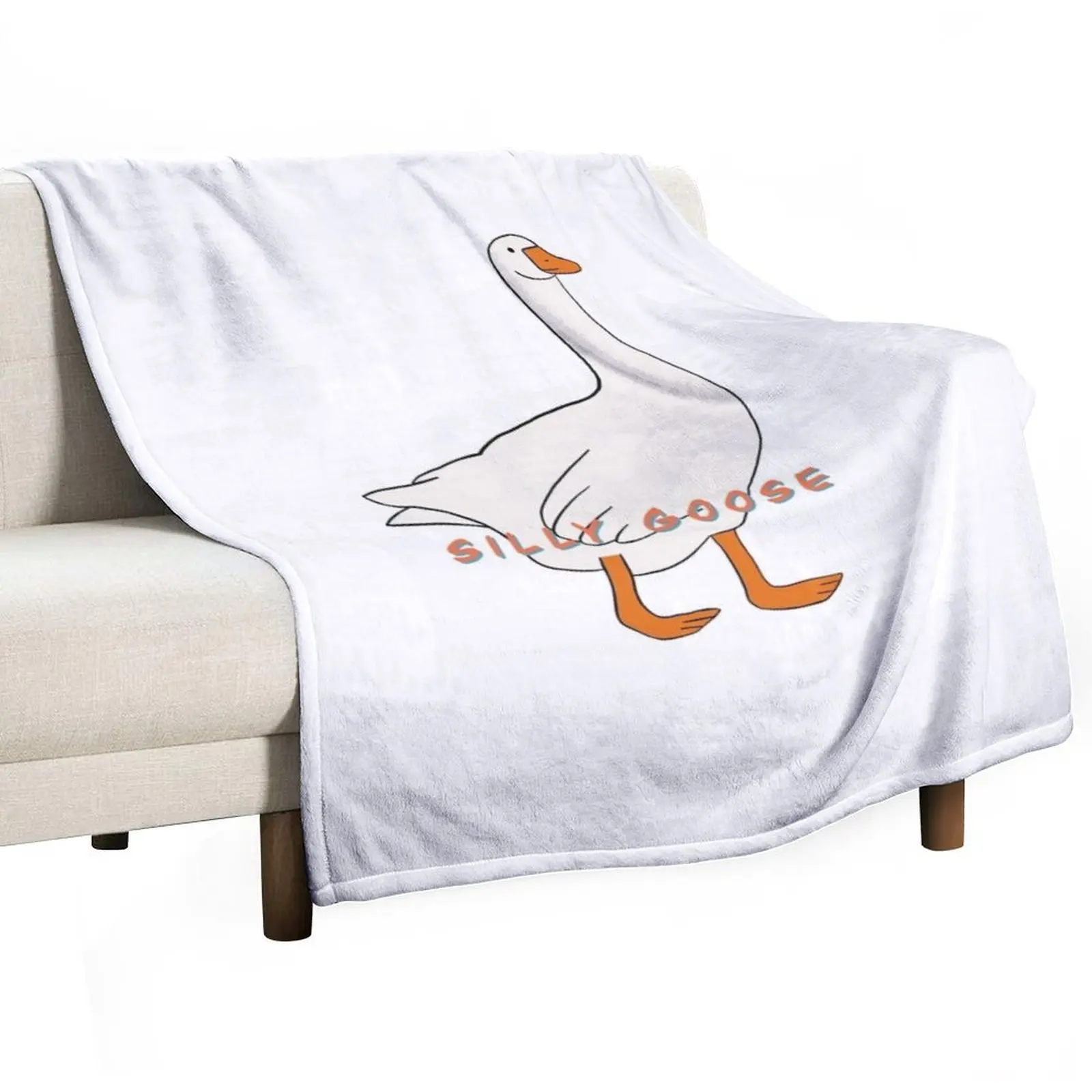 Silly Goose Throw Blanket Hair Sofa Throw Blankets