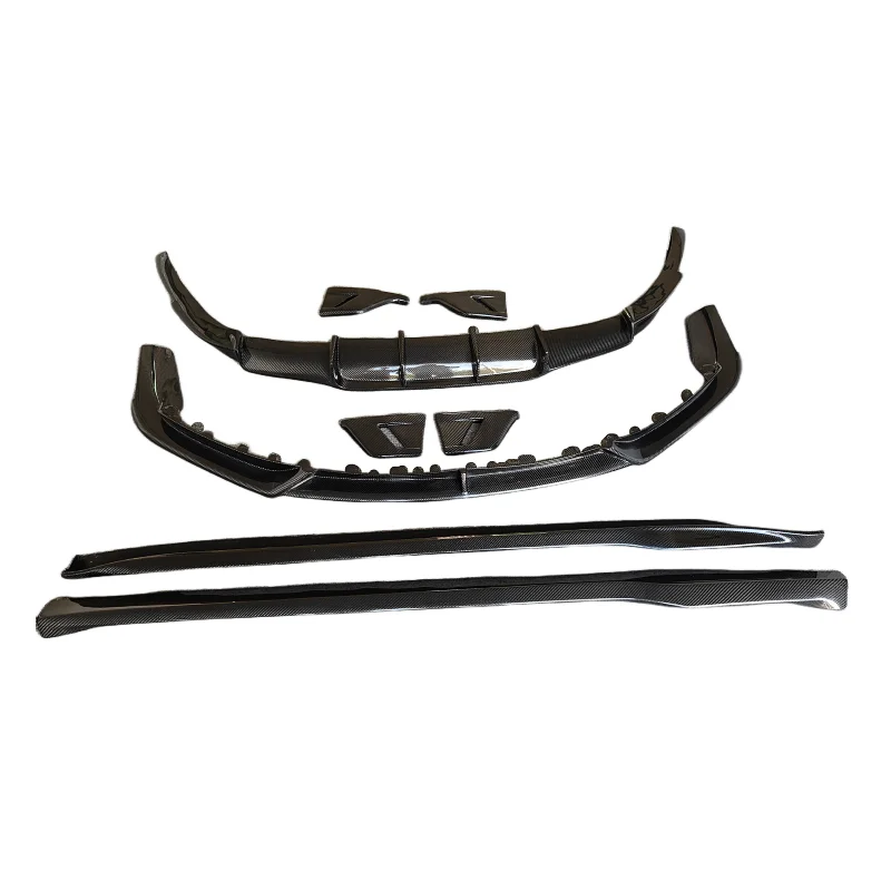 

Carbon Fiber A-style Front Lip and Rear Diffuser Side Skirt Body Kit for Porsche 992 Car Accessories