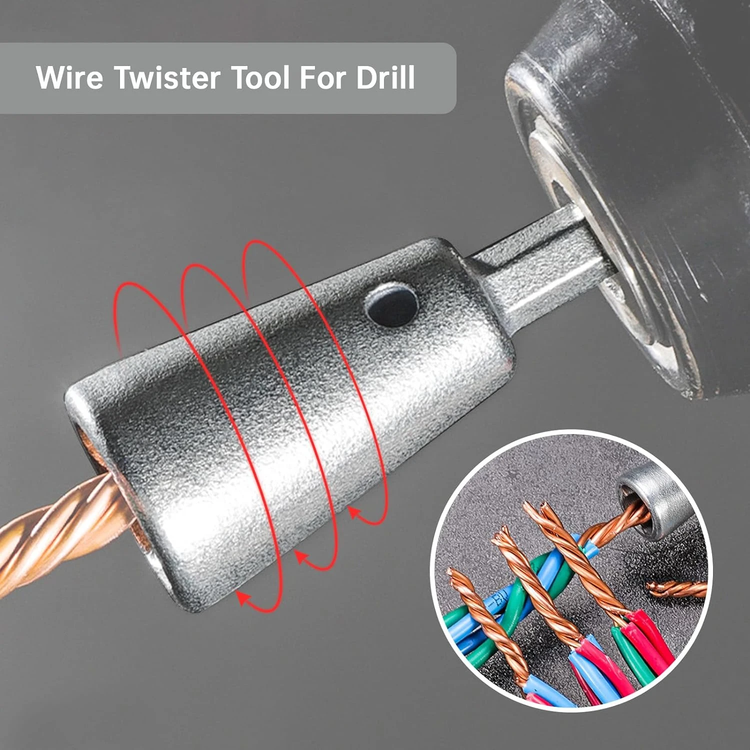 Efficient and Quick Cable Stripping Tool Set with Powerful Drills for Fast Projects - Handy and Effective Wire Twist and Connect