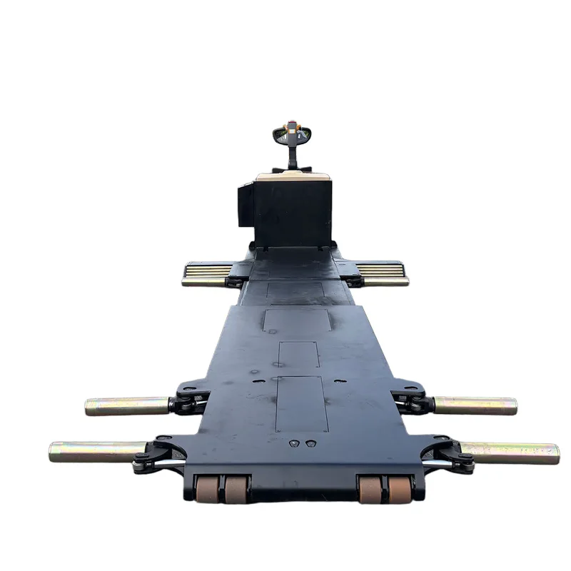 Good Performance Tank Transport Vehicle Conveying Tool Hand Lift Platform Walkie Electric Wheels Pallet Truck Trolley Supplier