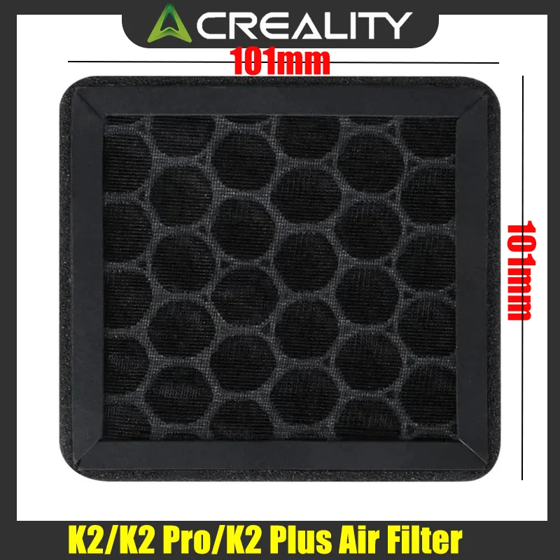 Creality Official K2/K2 Pro/K2 Plus Air Filter 1pc Air Filter_101×101×10 for K2 Plus_K2 Pro_K2 3d Printer Parts