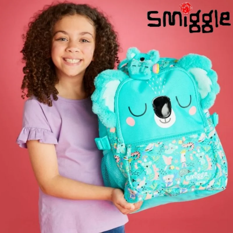 Hot Australia Smiggle School Bag Children Stationery Student Pen Case Backpack 8-Color Ballpoint Pen Meal Bag Student Gift