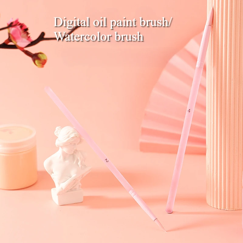 Digital Oil Painting Brush Watercolor Brush Highly Absorbent  for Acrylic Watercolor Gouache Hook Line Coloring