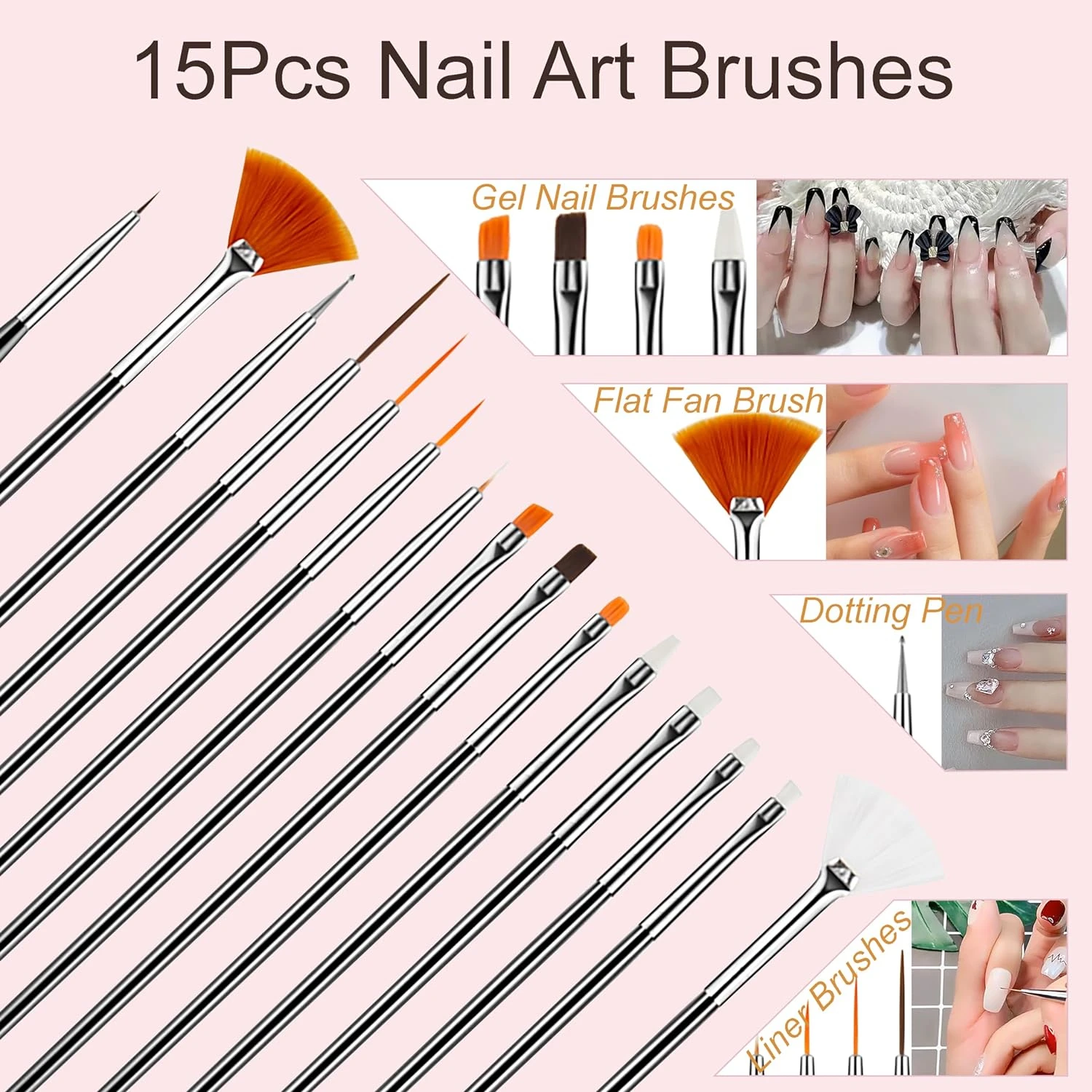 

Ile Nail Art Brushes Set - Enhance your manicure game with high-quality and versatile brushes for flawless designs. Ideal for al