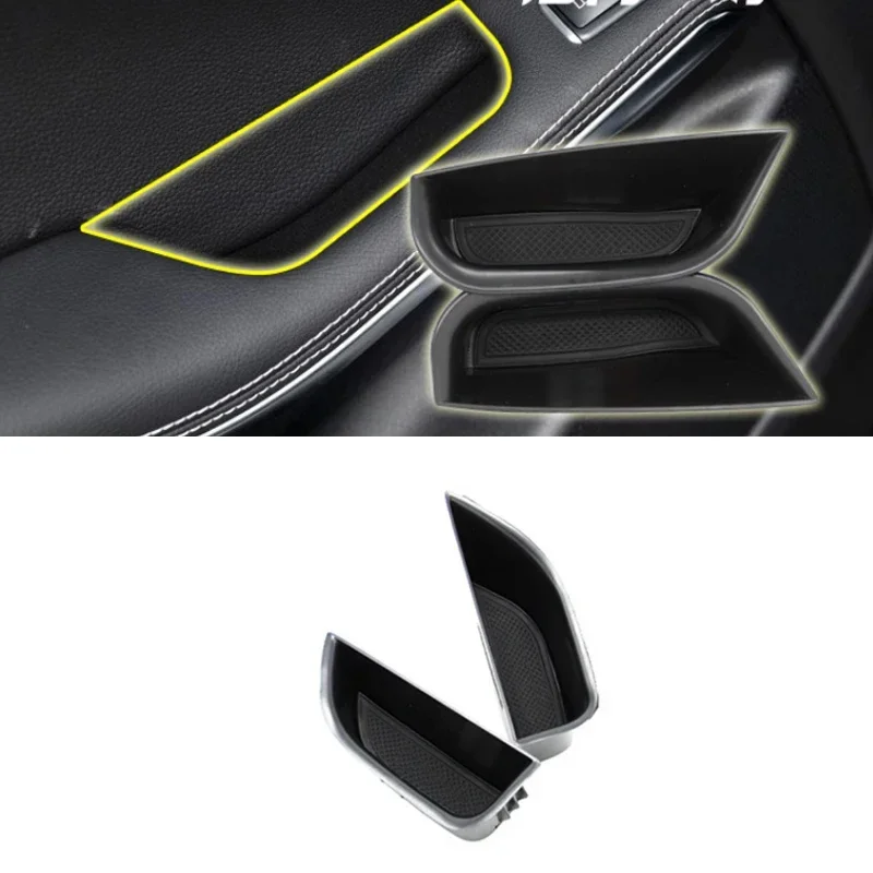 Car Organizer door handle storage box container tray For Mercedes Benz CLA C117 GLA X156 A Class W176 2013-16 accessories