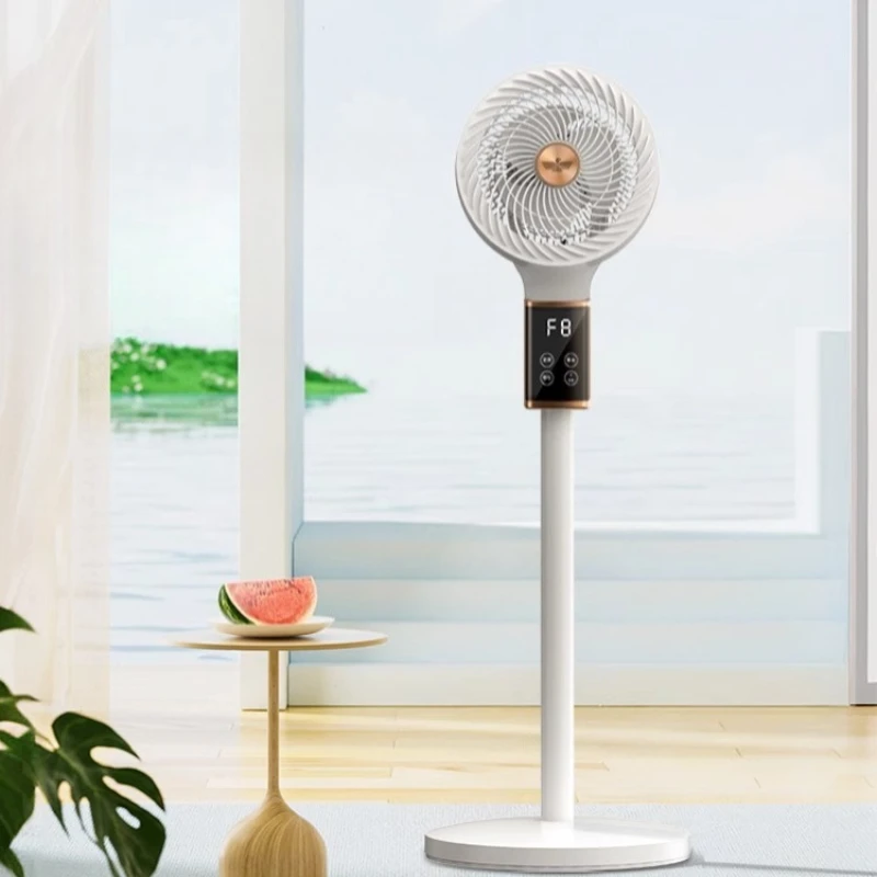 

Electric fan Household air circulation fan Intelligent voice Floor fans Silent small shaking head Vertical