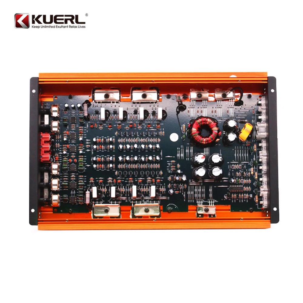 12 فولت سيارة مكبر كهربائي 4 قناة الصوت سيارة رقمية مكبر للصوت 6800 واط سيارة مضخم الصوت GM- 9800F #3