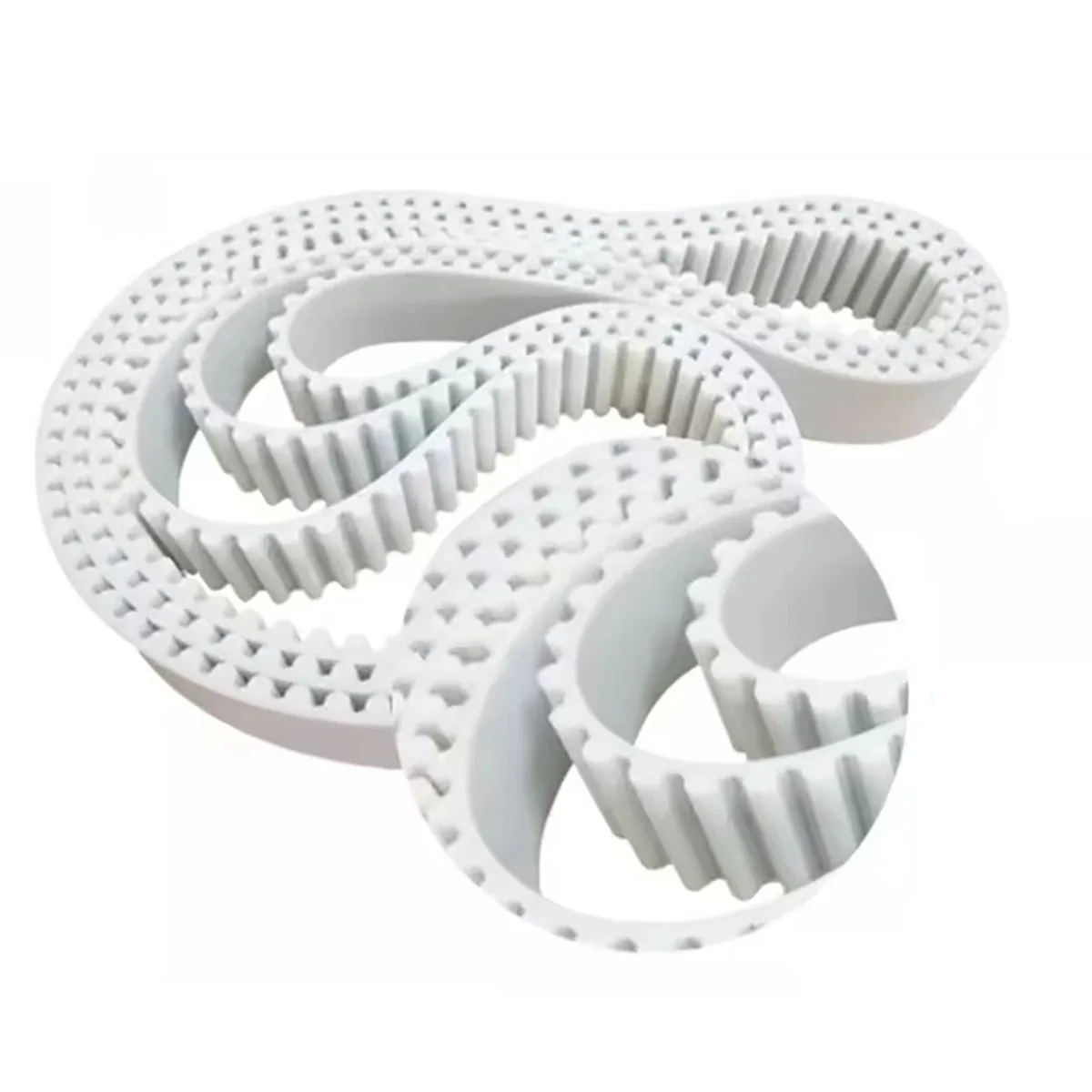 HTD3M White Synchronous Belt Polyurethane PU Steel Core Belts Timing Belt Width 10mm