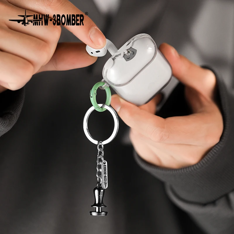 Mhw القهوة المفاتيح القهوة الشكل البضائع البسيطة لاتيه الفن إبريق فلاش مسحوق المطرقة مقبض قلادة تذكارية #6