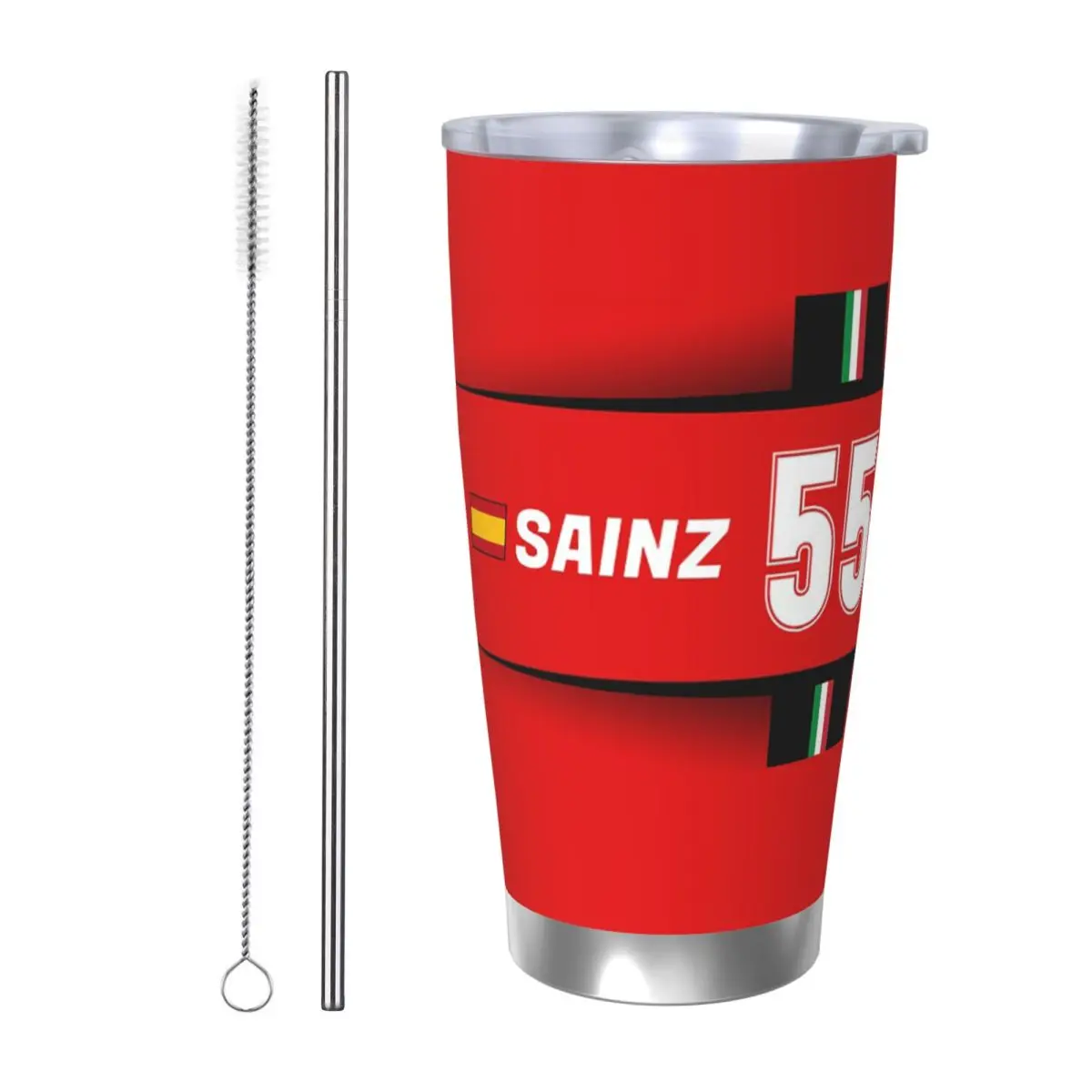 f1-2021--55-sainz-copo-de-aco-inoxidavel-canecas-isoladas-a-vacuo-canudos-termicos-de-copo-frio-com-tampa-20-oncas