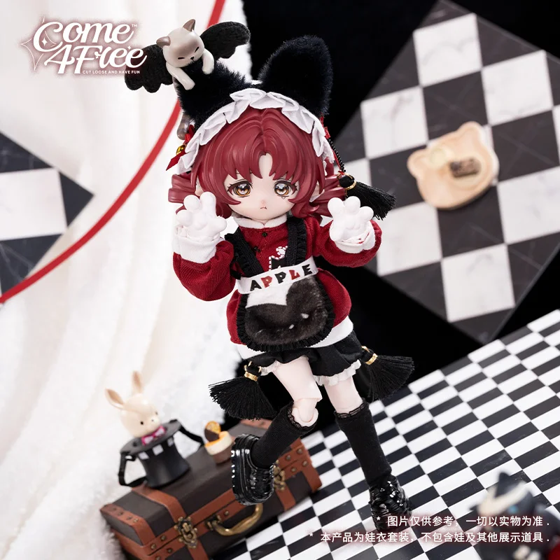 

Только одежда, десертная серия, черный мяу, фрукты, Bjd, детская одежда Ob11, детская одежда, кукла, платье для макияжа, подарок-сюрприз для девочек