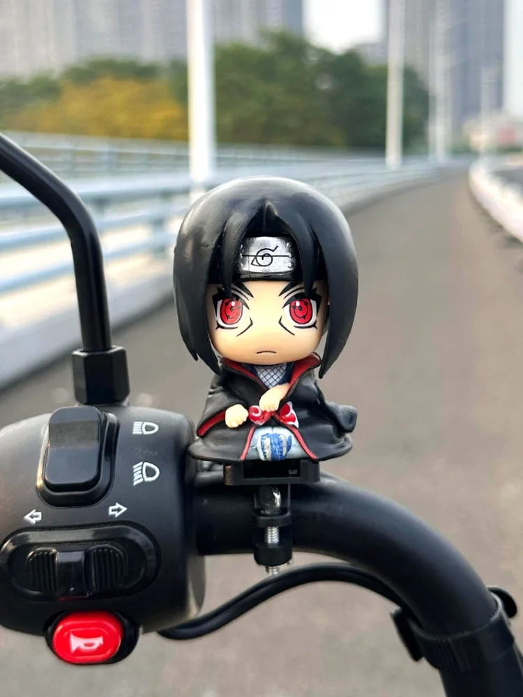 NARUTO Anime Cute Electric Vehicle Accessories Car Mounted Bicycles Handlebars Electric Scooters Motorcycle Decorations Toys