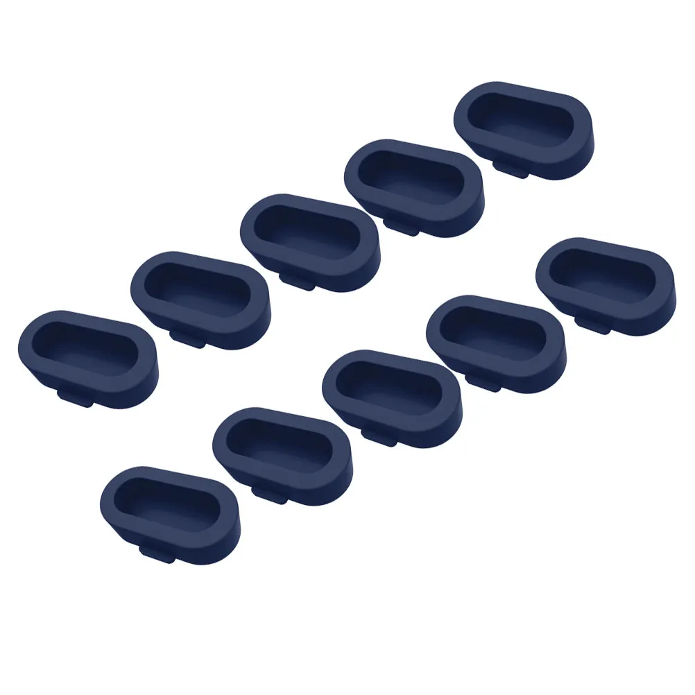 

Набор из 10 разноцветных силиконовых заглушек для порта зарядки и защиты от пыли для смарт-часов 5, 5S, 5X, износостойкие, с защитой от пыли