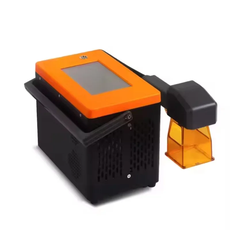 

New Q8S Model Portable Fiber Laser Marking Machine 30W/50W Power Smart Handheld Galvo Ezcad Control System Supports AI LAS DWG