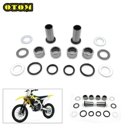 Motorcycle For SUZUKI Swing ARM Oil Seal Bushing Bearing Maintenance Repair Kit RM125/250 2001-2008 RMZ250 RMZ450 2007-2023 Bike