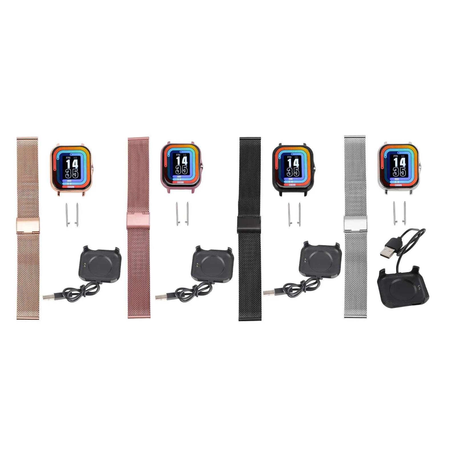 

Умные фитнес-часы с магнитной зарядкой, длительный срок службы батареи, защищенные от пота Bluetooth-часы, 12 спортивных режимов, IP68, водонепроницаемые для