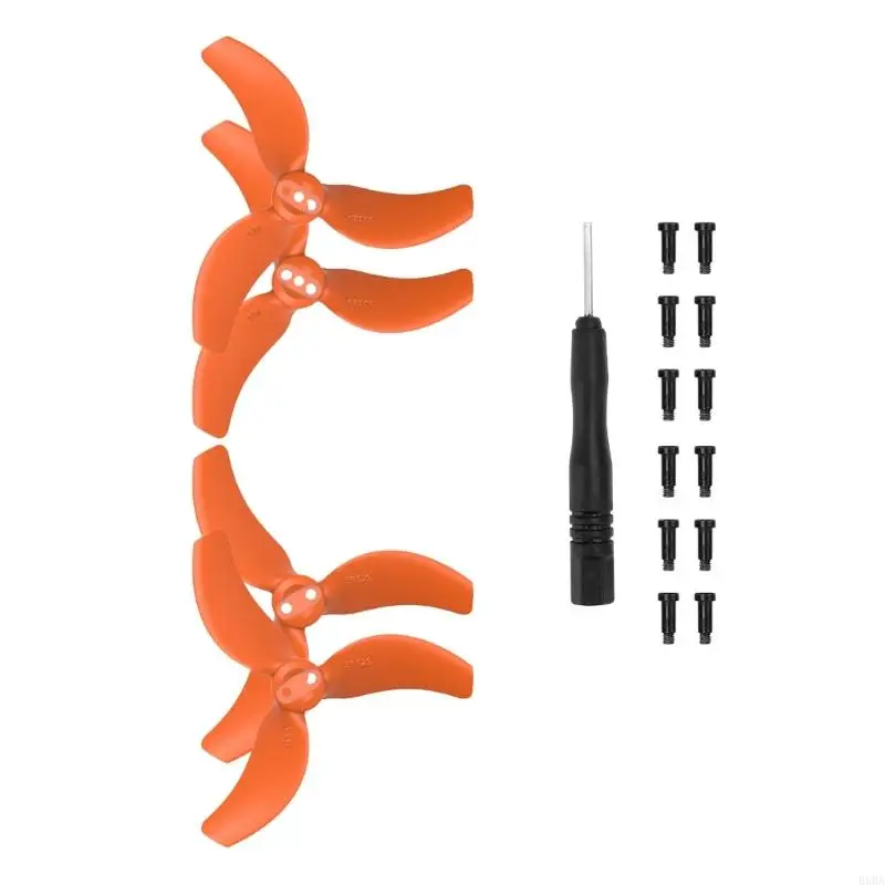 4pcs طائرات مراوح مراوح ضوضاء منخفضة الضوضاء مرادف