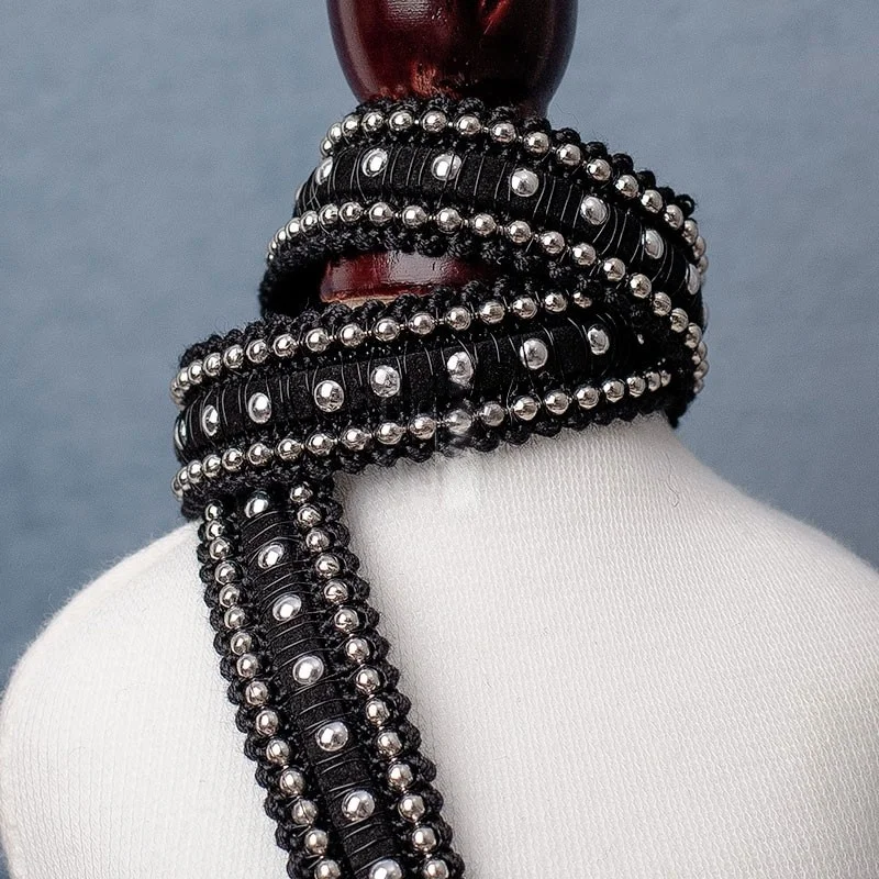 Breedte 0,59 inch metalen kralen kanten rand, kralenkant, parelkant voor doe-het-zelf-jurk