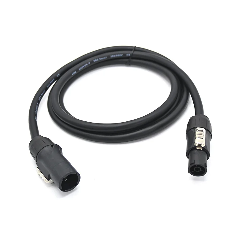 

Кабель Powercon Truecon IP65, 12AWG, 2.5мм², 1.5мм², штекер-гнездо, 1м, 2м, 3м, 5м, 8м, 10м, удлинитель для распределения питания True One/True1