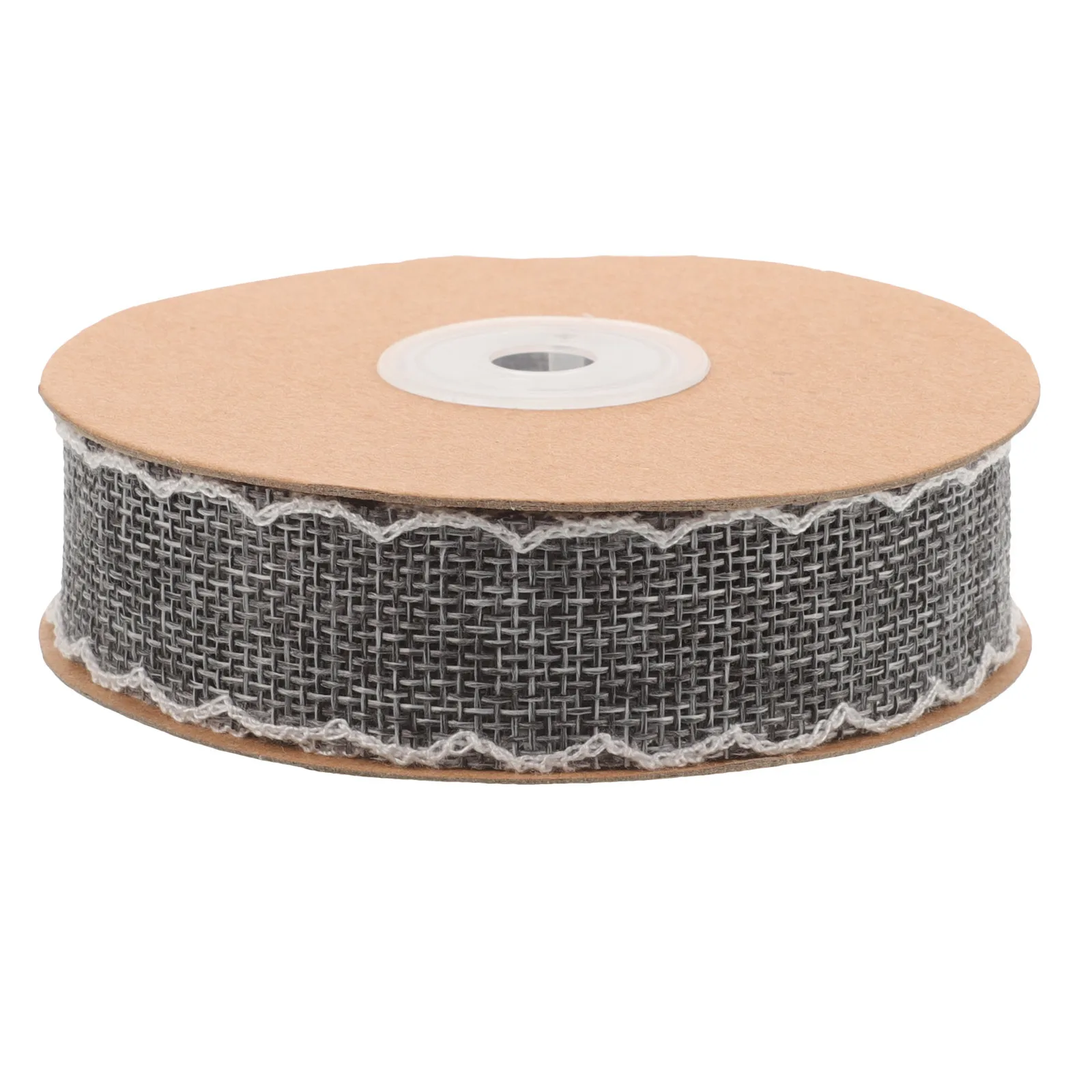 

10 Yards Linen Ribbon Beige Wavy Edge For Gift Wrapping Diy Craft Home Decoration Reusable Packaging Band Fresh Flower Party