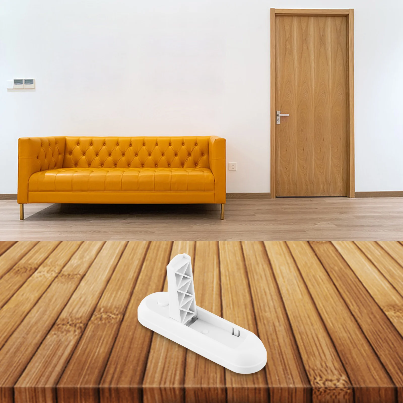 For Home Use User-friendly Installation Anti-Open Door for Lock 128.2*36*21.5mm Discreet Design Door Lock Additional Safety