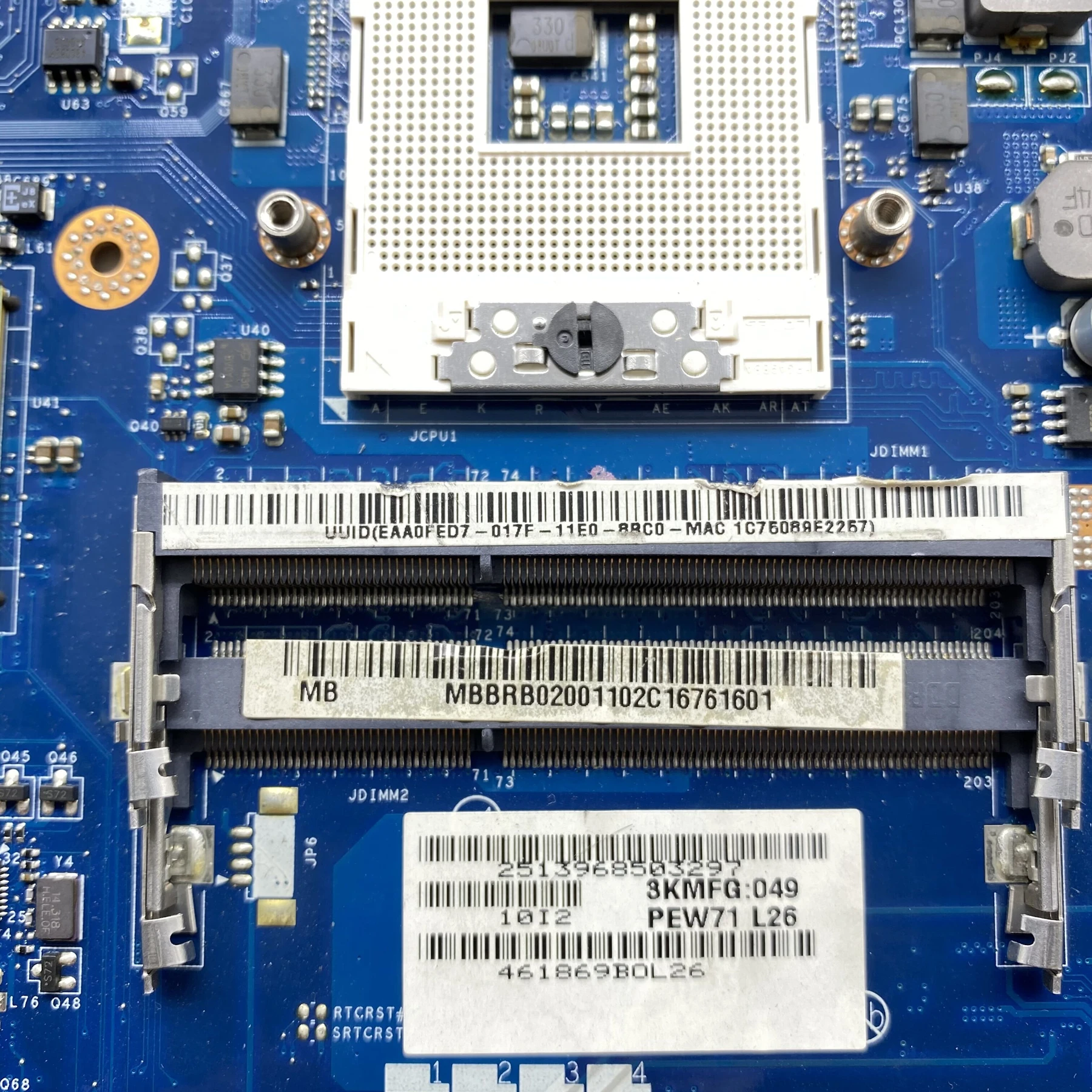 MBBRB02001 LA-5891P LA-5893P LA-5894P لشركة أيسر 5740 5741 5741G 5742 5742G اللوحة الأم للكمبيوتر المحمول مع N12P-GS-A1 GPU DDR3 100% اختبار #5